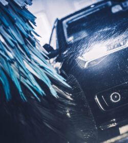 Modern,Brush,Car,Wash,Blue,Color,Graded,Concept.